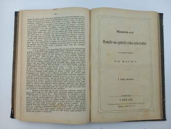 Škola Božského srdce Páně, KOMPLETNÍ ROČNÍK X., čísla 1 - 12 + Slomšek-ovy Homilie na epištoly roku církevního I. Doba adventní