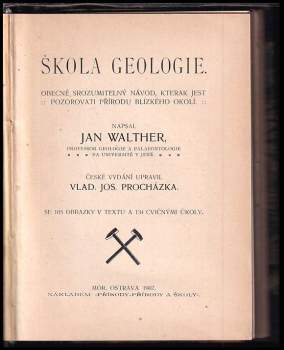 Johannes Walther: Škola geologie