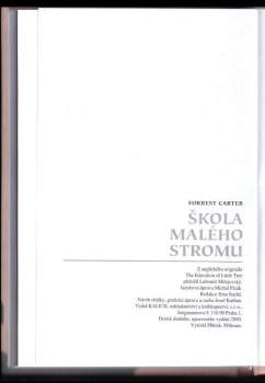 Forrest Carter: Škola Malého stromu
