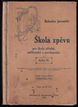 Škola zpěvu pro školy střední, paedagogia a odborné školy pěvecké