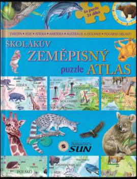 Školákův zeměpisný puzzle atlas