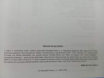 Školní atlas světa