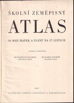Karel Kuchař: Školní zeměpisný atlas