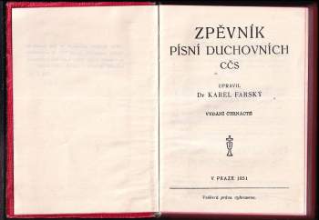 František Pokorný: Školní zpěvník písní duchovních CČS