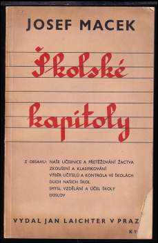 Školské kapitoly