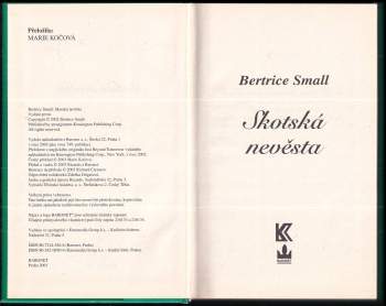 Bertrice Small: Skotská nevěsta