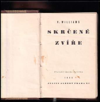 Valentine Williams: Skrčené zvíře