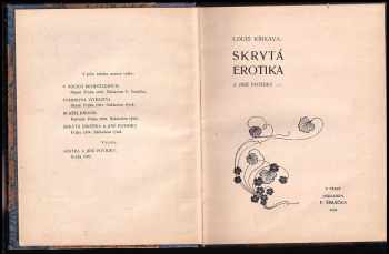 Louis Křikava: Skrytá erotika a jiné povídky