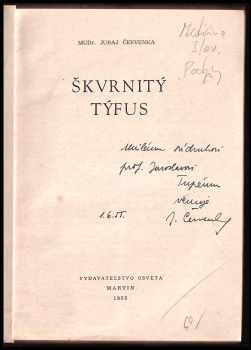 Juraj Červenka: Škvrnitý týfus