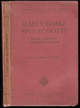 Břetislav Foustka: Slabí v lidské společnosti