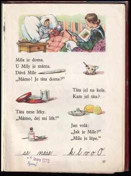 Jarmila Hřebejková: Slabikář