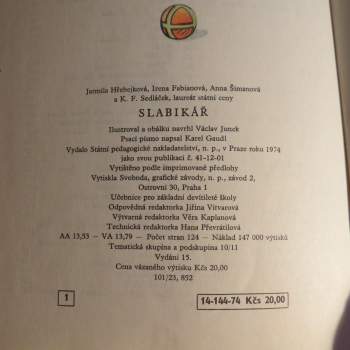 K. F Sedláček: Slabikář