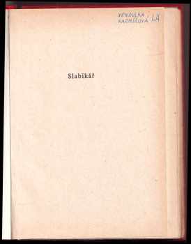K. F Sedláček: Slabikář