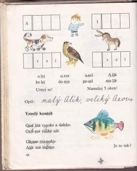Jarmila Hřebejková: Slabikář