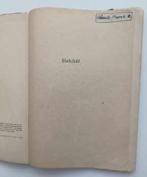 K. F Sedláček: Slabikář