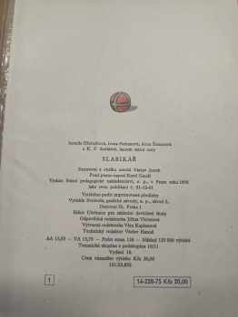 Václav Junek: Slabikář