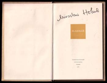 Miroslav Holub: Slabikář