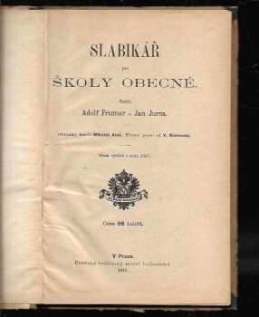 Jan Jursa: Slabikář pro školy obecné