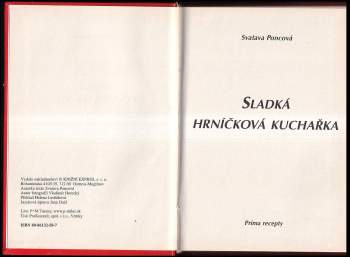 Svatava Poncová: Sladká hrníčková kuchařka