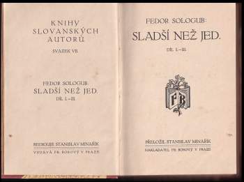 Fedor Kuz'mič Sologub: Sladší než jed