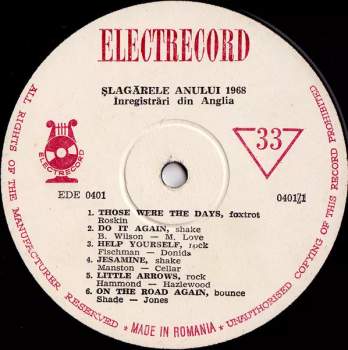 The Clive Allan Orchestra And Singers: Șlagărele Anului 1968