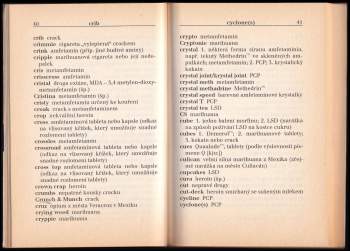 Aleš Launer: Slangové výrazy pro drogy