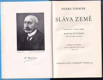 Pierre Termier: Sláva země