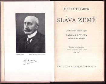 Pierre Termier: Sláva země