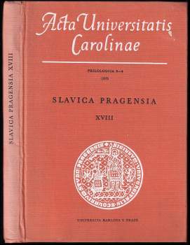 Slavica Pragensia 18