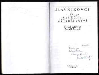 Michal Lutovský: Slavníkovci