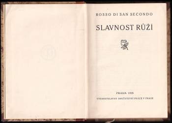 Pier Maria Rosso di San Secondo: Slavnost růží