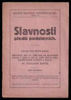 Slavnosti plodů podzimních