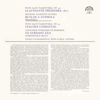 The Czech Philharmonic Orchestra: Slavnostní Předehra 1812 - Ruslan A Ludmila · Italské Capriccio - Ve Střední Asii