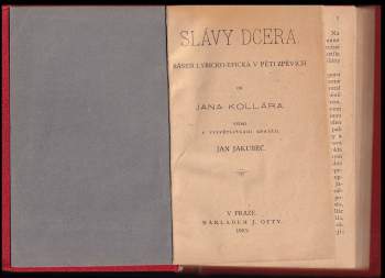 Ján Kollár: Slávy dcera