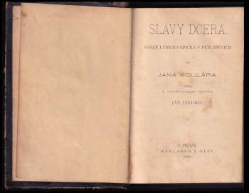 Ján Kollár: Slávy dcera