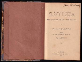 Ján Kollár: Slávy dcera
