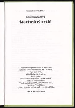 Julie Garwood: Šlechetný rytíř