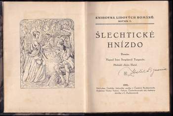 Ivan Sergejevič Turgenev: Šlechtické hnízdo