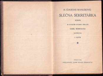 Hedwig Courths-Mahler: Slečna sekretářka