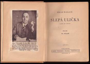 Edgar Wallace: Slepá ulička