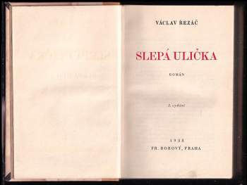 Václav Řezáč: Slepá ulička