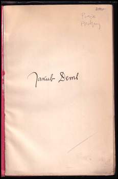 Jakub Deml: Šlépěje