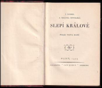 Joseph Kessel: Slepí králové