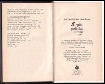 Jack Canfield: Slepičí polévka pro duši
