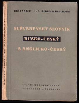 Slévárenský slovník rusko-český a anglicko-český