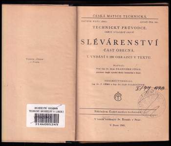 František Píšek: Slévárenství