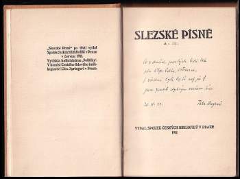 Petr Bezruč: Slezské písně