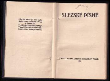Petr Bezruč: Slezské písně
