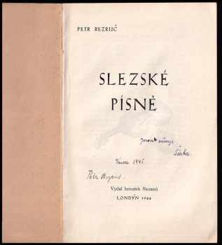 Petr Bezruč: Slezské písně