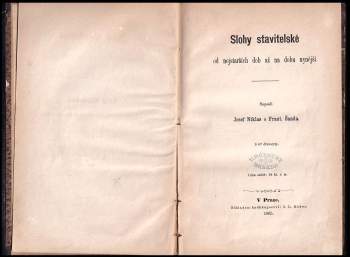Josef Niklas: Slohy stavitelské